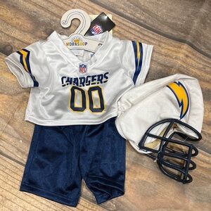 Build A Bear Chargers Outfit New